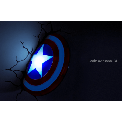 DECO LIGHTS CAPTAIN AMERICA SHIELD